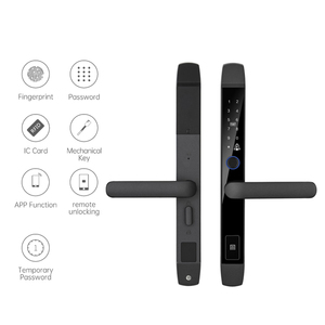 Encrypted IC Card Type-C Emergency Power Built-In Doorbell Semiconductor Fingerprint Recognition Aluminum Door Smart Lock - Product Image 2