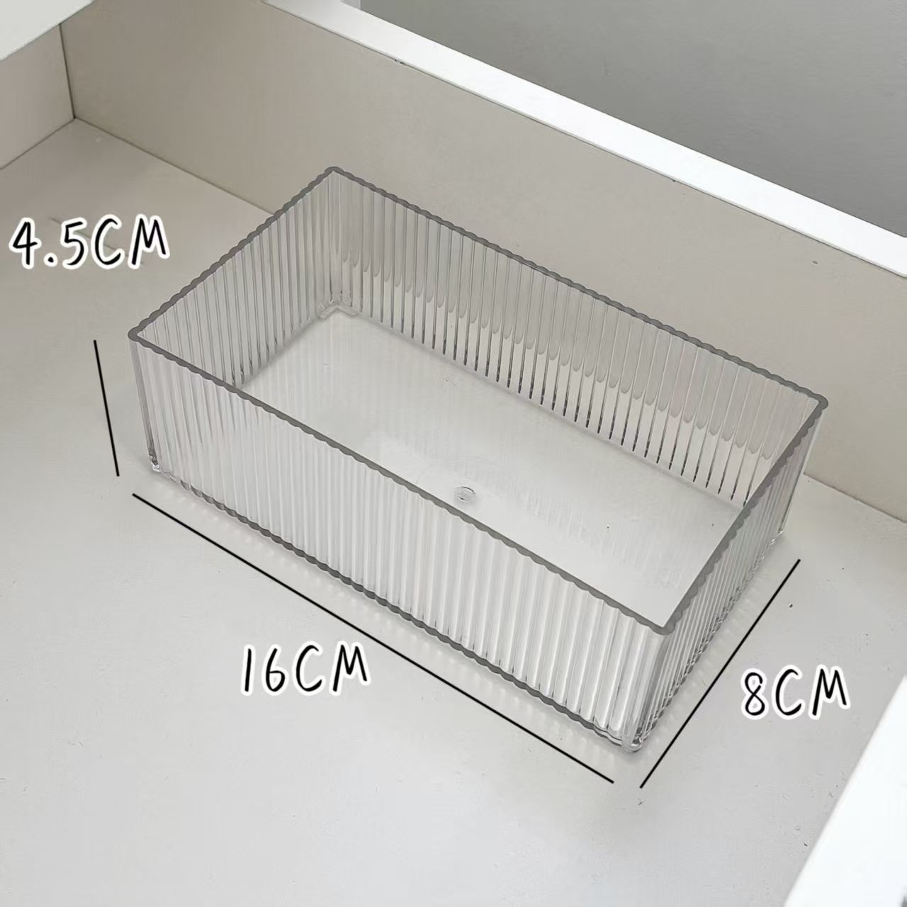Boîte de rangement transparente - taille moyenne