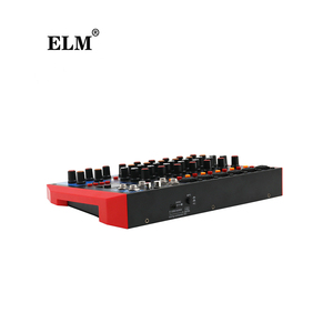 Consola de mezcla de 8 canales con interfaz de Audio Usb, mezclador de audio digital + 48v /BT/USB/MP3, grabación de música, DJ, espectáculo en vivo, karaoke