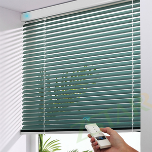 Smart zebra Blinds Motorized Persiana Enrollable <strong>Soft</strong> Blackout zebra Blinds for French <strong>Window</strong> - Product Image 3