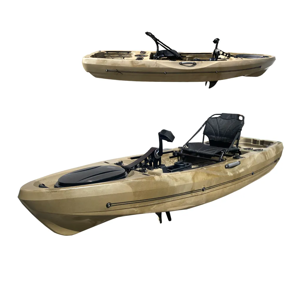 Canoa/Kayak, Material de PE moldeado, 10 pies, Kayak de pesca con accesorios para barcos