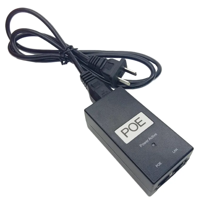 AC DC PoE power adapter Supply 24V 48V 0.5A 1A CCTV Active PoE Injector Ethernet 12 24 48 volt 1000mA 500mA for IP Camera