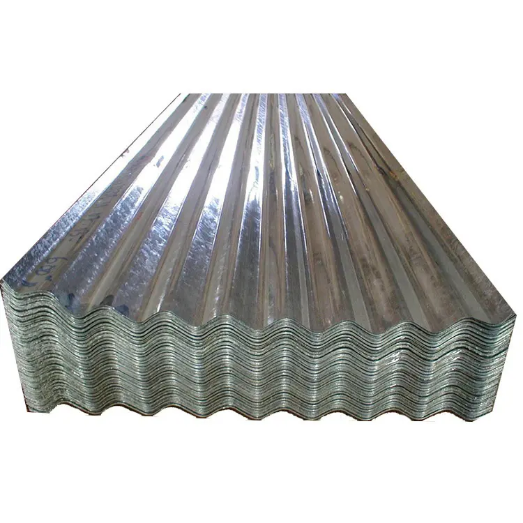 Copertura in metallo ondulato 14 Gauge 0.45mm tetto in zinco lamiera di acciaio zincato