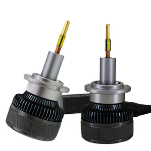 SAGESUNNY D1r D2r 55W <strong>LED</strong> Headlight Bulb <strong>4</strong>-Sided D4s HID to <strong>LED</strong> Conversion Kit with Bi Projector Lens 12V Aluminum for Vehicles - Product Image 2