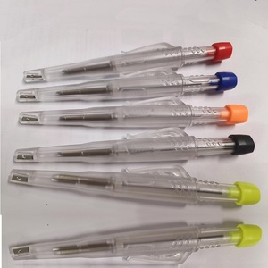 Deep Hole Marker Solid Scribe Tools for Woodworking Engineering Projects Mechanical Pencil <strong>Scriber</strong> Carpenter Pencil <strong>Set</strong> Refills - Product Image 5