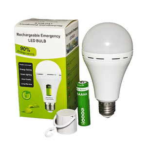 9wバックアップ時間6時間E27スマート緊急充電式<span class=keywords><strong>LED</strong></span>電球リチウム電池付き3.7v 1200mah