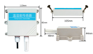 Pantalla Led 24V Monitoreo de temperatura Invernadero DC Temperatura Sensor de humedad