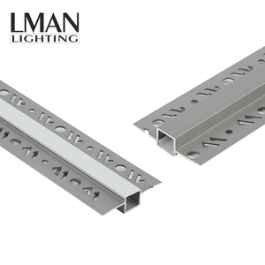 Yüzey montaj Led alüminyum profil işık gömme kanal alçı ekstrüzyon lineer Led şerit işık - Product Image 2
