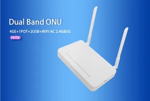 Ftth mới f670l GPON onu băng tần kép Wifi + 2USB <span class=keywords><strong>ZTE</strong></span> 2.4G 5g FTTH tiếng Anh thiết bị đầu cuối mạng quang onu băng tần kép Wifi GPON - Product Image 6