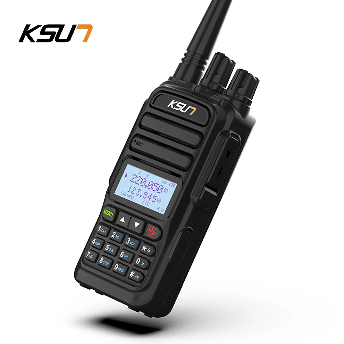 KSUT UV88D VHF UHF banda Dual 136-174MHz 400-520MHz 128 canales Radio bidireccional Walkie Talkie de largo alcance Radio Ham FM