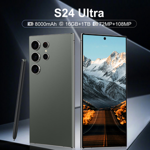 Orijinal S24 Ultra <span class=keywords><strong>7</strong></span>.2 inç büyük ekran Smartphone 5G Unlocked telefon 4G 5G ağ çift Sim Android 13 cep telefonu ile