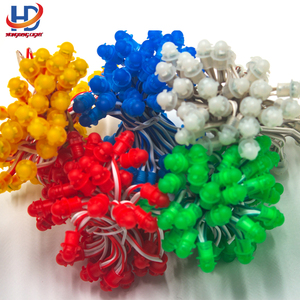 12V DC buzlu piksel LED dize ışıkları 50 adet su geçirmez IP67 12mm 9mm modülleri dış mekan kullanımı için 0.2W 12v DC Led piksel - Product Image 2