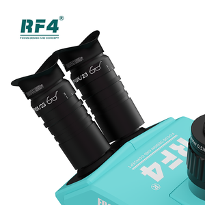RF4-Microscopio estéreo trinocular para teléfono, herramienta de reparación de PCB, lente 0.5X, con zoom de 9 velocidades, digital, 6,5-65X, zoom ajustable - Product Image 4