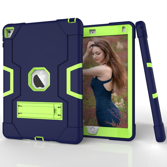 Bleu marine + olivine