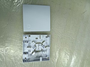 FTTH Wand halterung 86 Typ Glasfaser-Wand steckdose 2 Anschlüsse MINI Fiber Optic Termination Box
