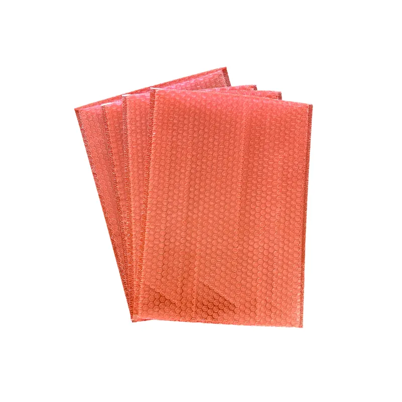 Красный антистатический пузырьковый мешок, амортизирующая пузырчатая пленка, аксессуары для цифровой аппаратуры, утолщенный пузырьковый упаковочный пакет