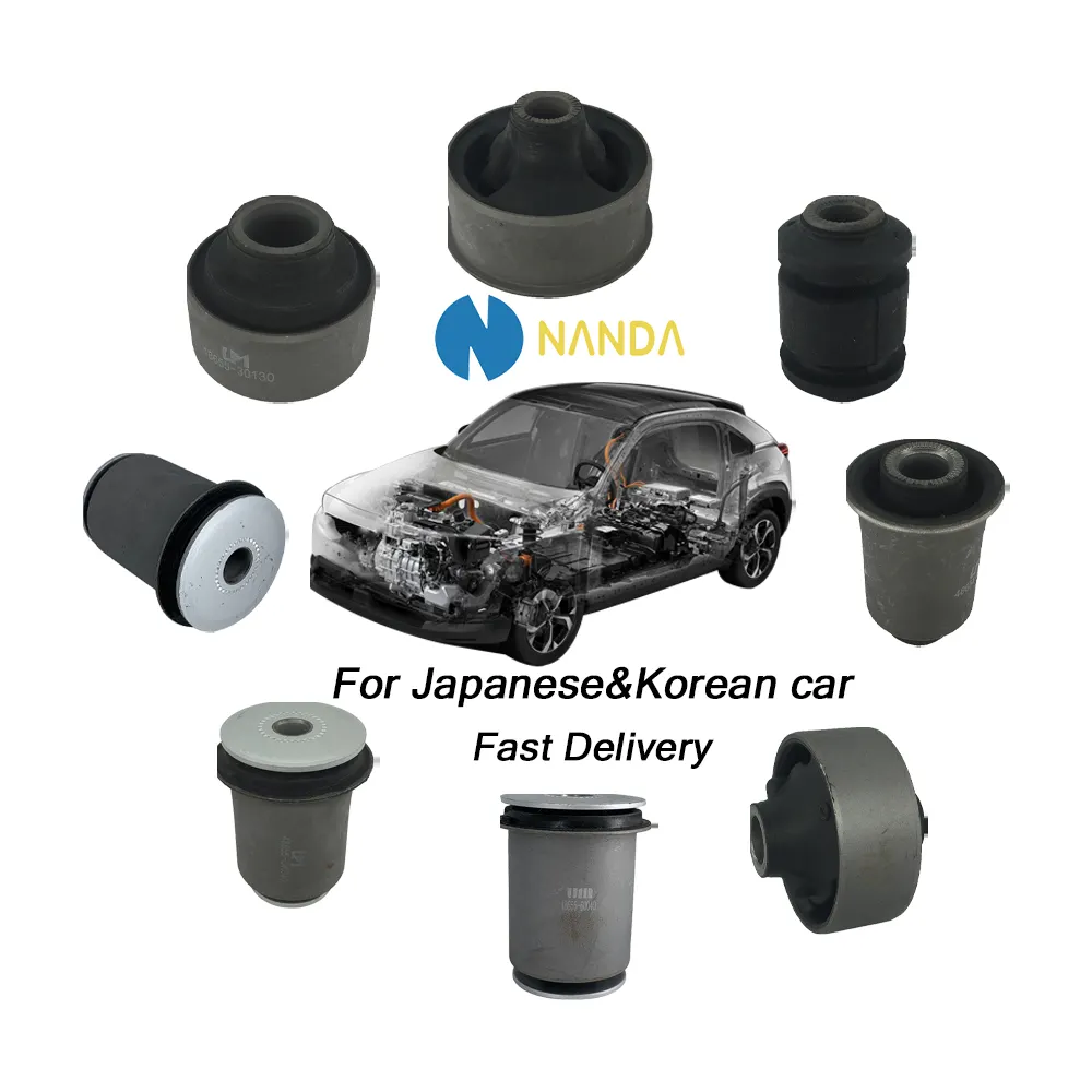 automotive parts accessories rubber lower upper control arm bushing for Toyota Nissan Honda Hyundai Kia Renault Chevrolet Ford