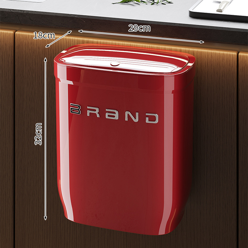 With lid - red
