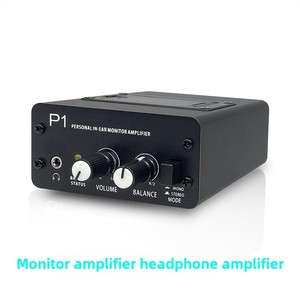 P1 Personal in Ear Monitor System Amplificador de auriculares con entrada XLR y TRS Salida de 3,5mm con interruptor MONO ESTÉREO - Product Image 2
