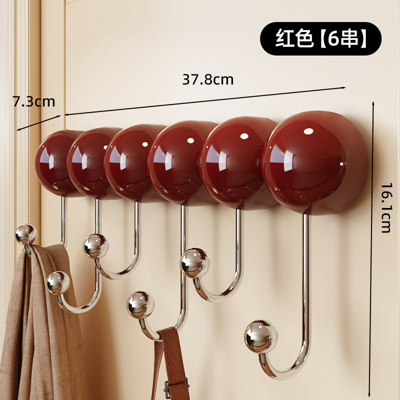 Vintage Red - 6-Clip Style