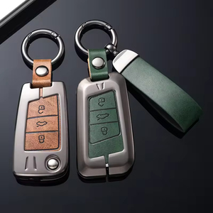 カーキーアクセサリーキーシェルキーレスエントリーリモートコントロールカーキーフォブケースシェルボタンパッドVW Id6ポロゴルフ用アウターカバー - Product Image 1