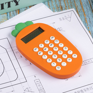 8 chữ số nút cao su hình dạng nhỏ cà rốt xuất hiện máy tính điện tử Máy Tính Bỏ Túi máy tính - Product Image 5