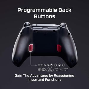 <span class=keywords><strong>Xbox</strong></span> PC用HyperXクラッチグラディエート6L366AAコントローラーデュアルトリガーロックプログラム可能なボタンデュアルランブルモーターゲームコントローラー