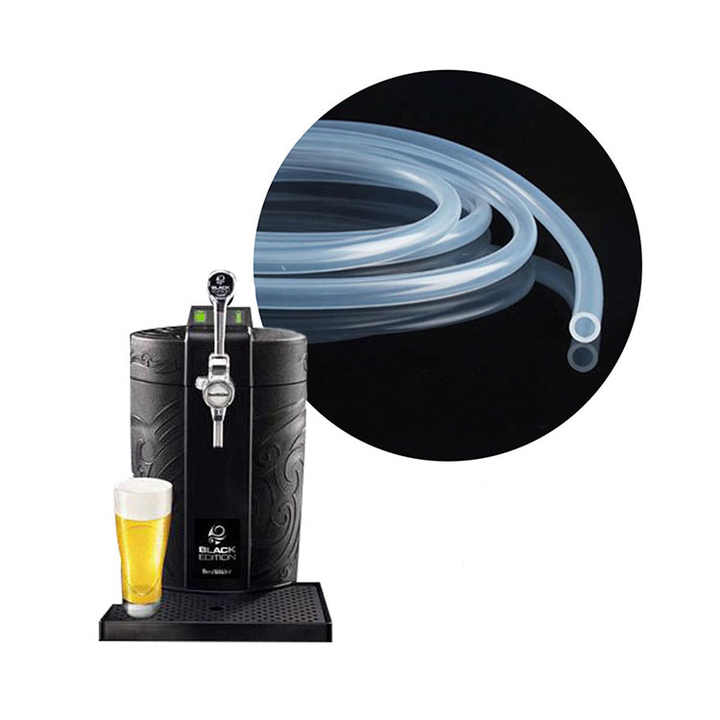 China Factory Food Grade Silicone Tubing High Transparent No Sell Silicone Hose Beer Machine Silicon