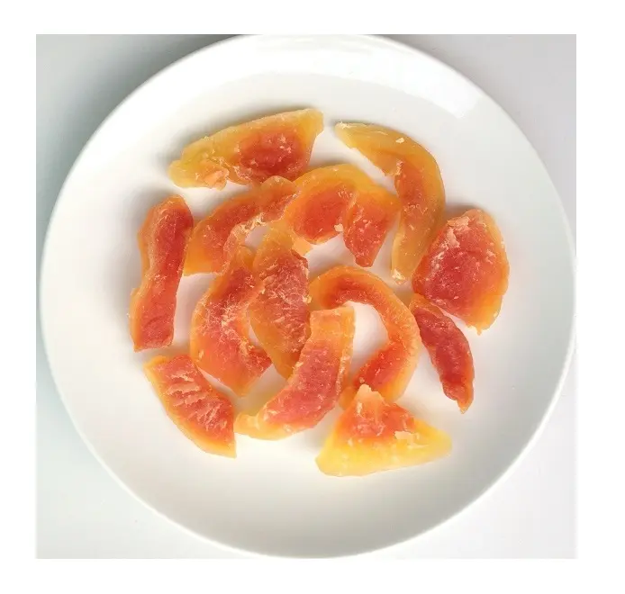 Papaya essiccata morbida di alta qualità dal Vietnam papaia essiccata vegana di alta qualità a buon mercato prodotti di vendita calda 2024