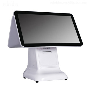 80mmサーマルプリンターとスキャナーを内蔵した15.6インチデュアルスクリーンWindowsオールインワンPOSシステム - Product Image 2