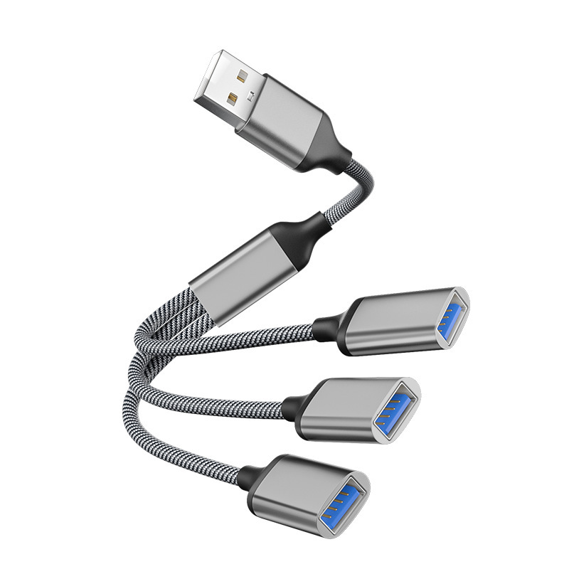 USB to USB*3 (Grey)