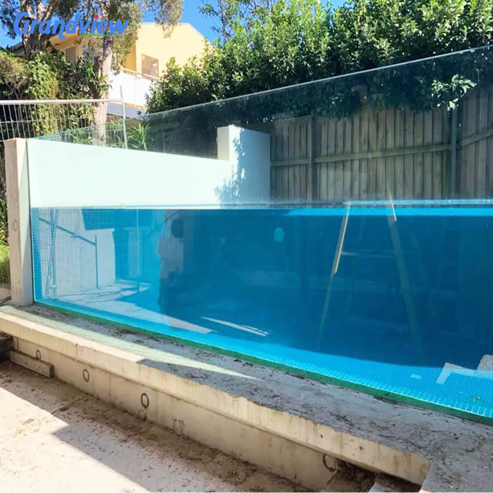 Paneles de ventana de piscina acrílicos subacuáticos de plexiglás personalizados