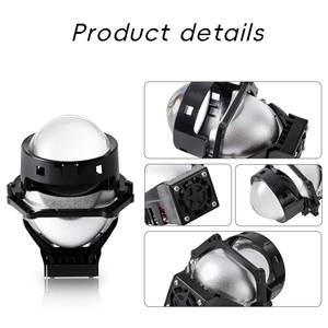 Otomatik Bi LED projektör Lens süper parlak 3.0 LED araba kafa lambası ampulleri arabalar ile uyumlu - Product Image 4