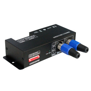 Высокая мощность 3 канала 24A PWM контроллер сигнала DC12V 24V цифровой DMX512 Декодер контроллер для RGB полосы - Product Image 1