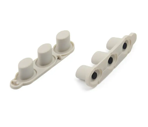 硅橡胶零件定制设计各种类型的硅胶按钮照明开关单键盘 - Product Image 6