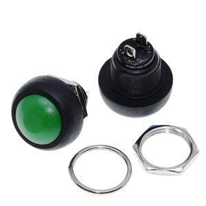 TZT Mini 12mm Wasserdicht Momentan EIN/AUS Druckknopf Rundsc halter PBS-33B Für Arduino