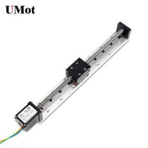 UMOT 250mm負荷30kg高精度電動リニアガイドレールクロスアクチュエーターシステム、ステッパーモーターボールスクリューモーションモジュール付き - Product Image 1