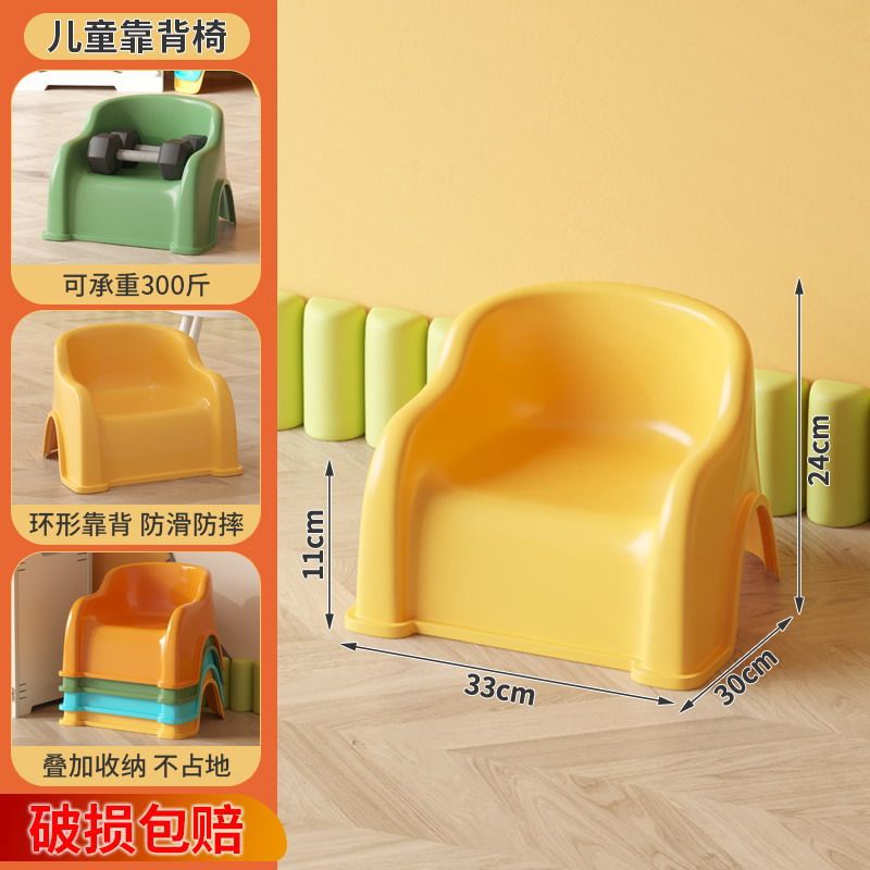 Yellow children's stool