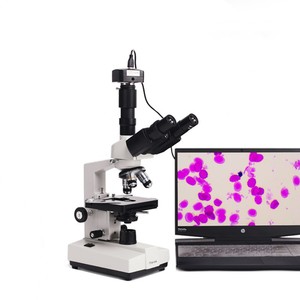 40X-1600X Microscopio compuesto USB 5MP Cámara digital Trinocular Laboratorio Microscopio biológico Microscopio - Product Image 1