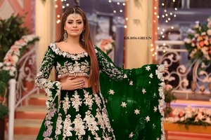 直接工場供給結婚式LehengaCholi刺繍作業ファンシードリブライダルLehengaCholi輸出販売 - Product Image 5