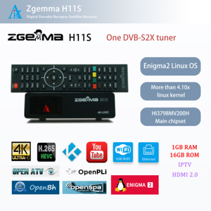 Sintonizador de TV satélite 4K UHD Enigma2 Linux OS Zgemma H11S receptor de TV vía satélite - Product Image 2