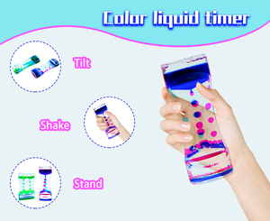 Lava Drop büyüleyici görseller rahatlatıcı yararları sıvı zamanlayıcı hareket fıskiye Fidget duyusal oyuncak seti - Product Image 5