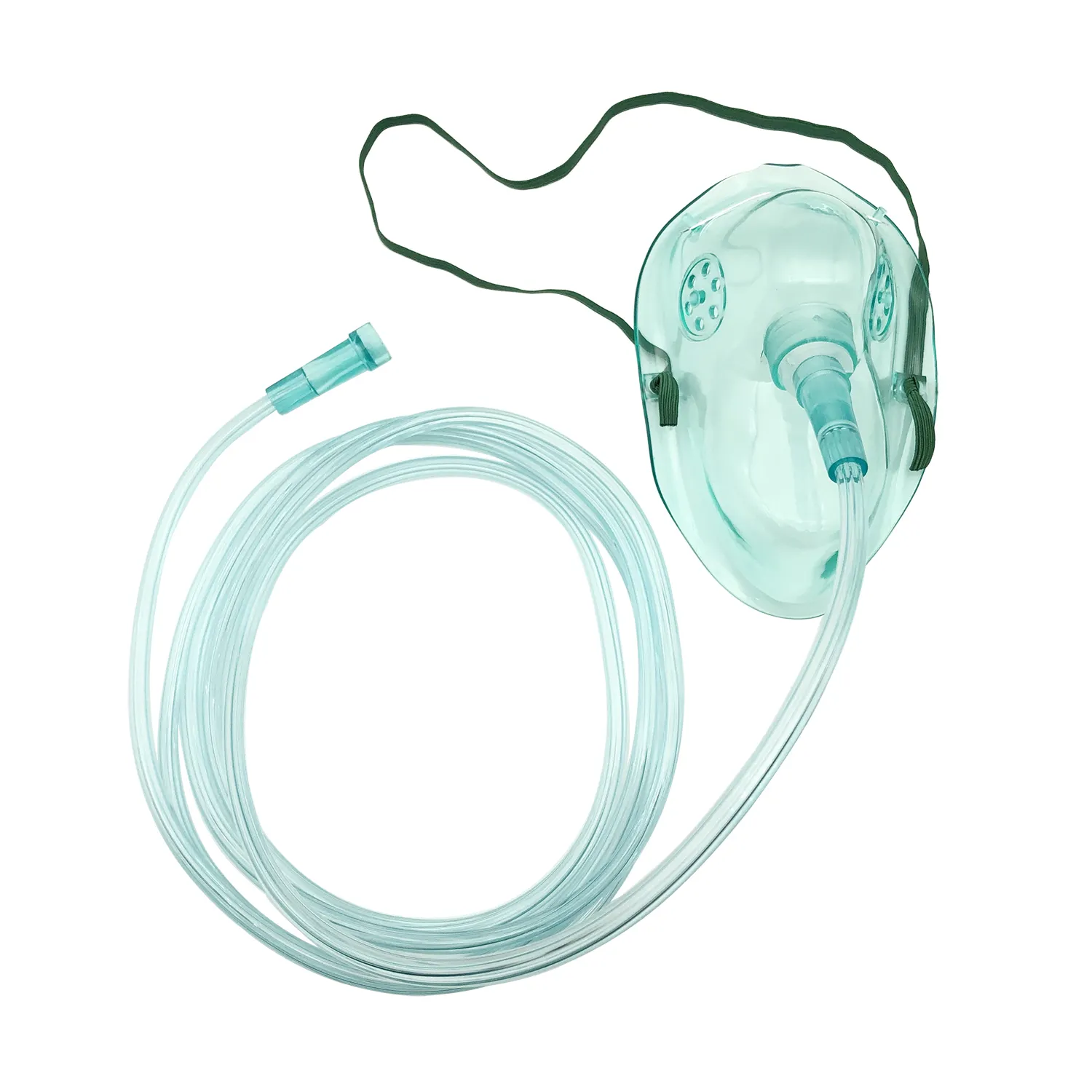 Conception classique Pvc de qualité spéciale, sangle élastique réglable pour adulte et enfant, rébreur médical, nébuliseur d'oxygène, masque avec tube