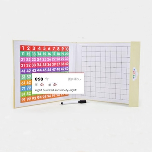 数字学習おもちゃ磁気100ナンバーボード子供就学前学習補助数学おもちゃ - Product Image 2
