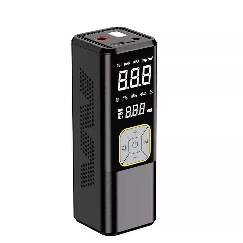 High Quality 6000mah Mobile Phone Power Banks USB-C Recharge 12V Portable Digital Car Tyre Inflator Air Compressor