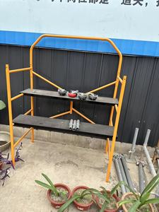 中国工場1.15*0.53*1.54mミニ足場ホイール付き折りたたみ式足場複数折りたたみ式 - Product Image 4