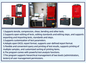 Universal <strong>Testing</strong> <strong>Machine</strong> Microcomputer Controlled Electro Hydraulic <strong>Servo</strong> Tester - Product Image 6