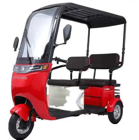 Tricycle électrique à 3 roues de haute qualité, moto tricycle électrique à énergie solaire avec écran LCD
