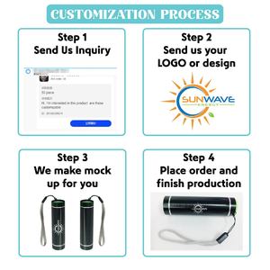 Tùy Chỉnh Khuyến Mại Ánh Sáng Carabiner Keychain Nhôm Cắm Trại Xách Tay 9 LED Torch Ánh Sáng Đèn Flash Logo Mini Torch Đèn Pin - Product Image 4