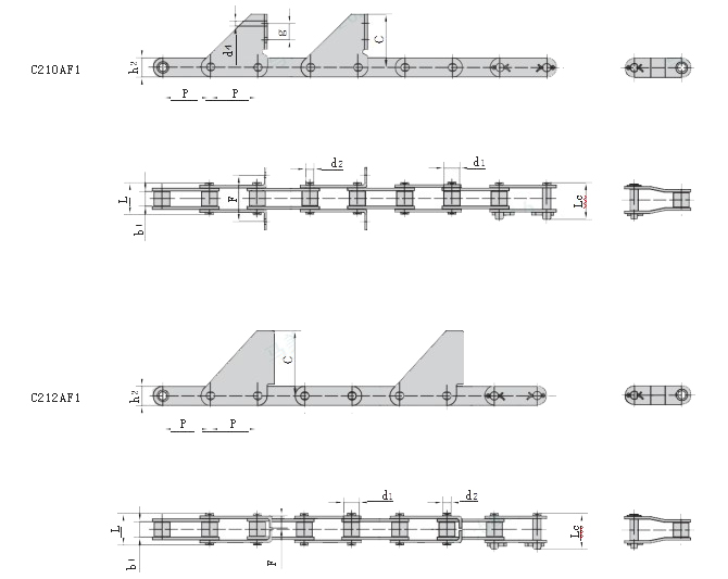 Agraryske Combine Harvester Chain